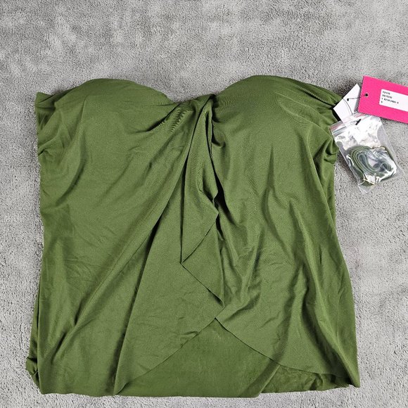Vince Camuto Other - Vince Camuto Cruise Tankini Top womens size small Swim removable strap fern